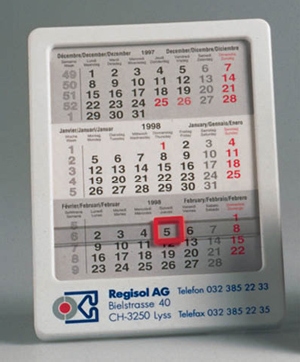 3-Monats-Tischkalender DATA-MINI